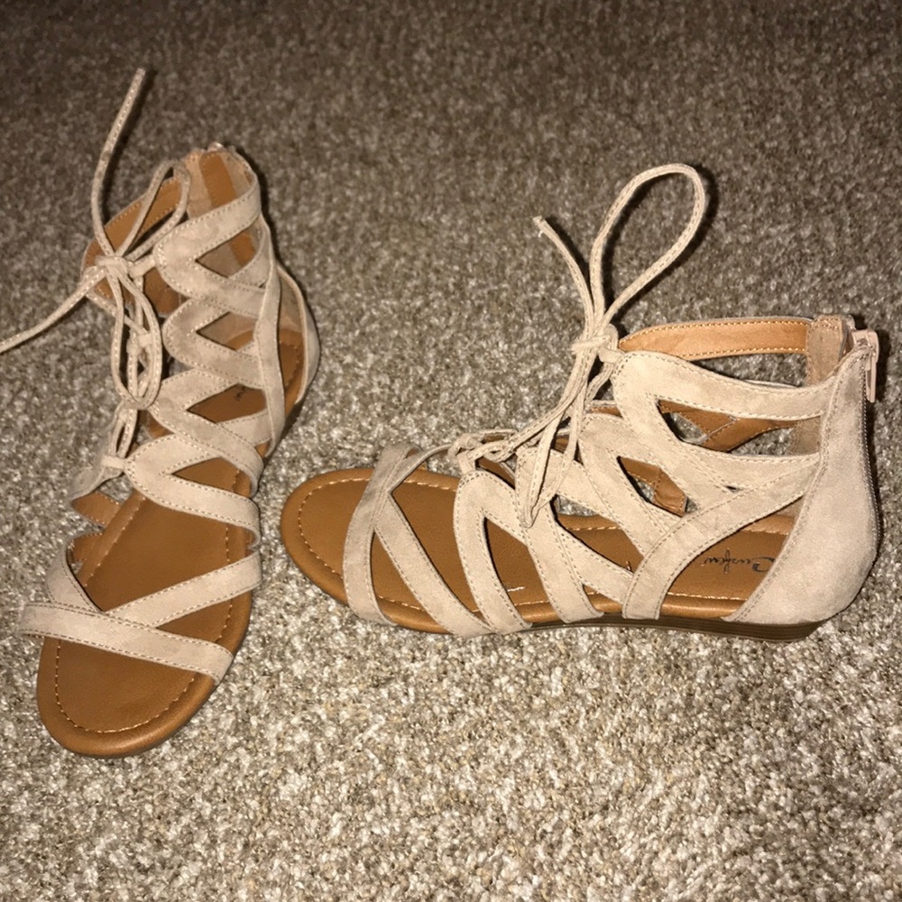 super cute strapped sandals